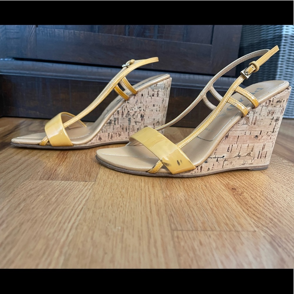 Prada wedge sandals